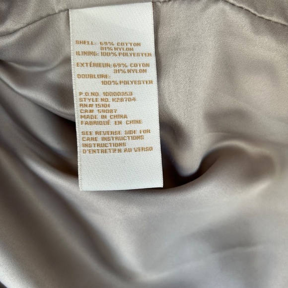 Kate Spade Cotton Blend Leopard Print A-line Coat Women's Size Small Button Up - Picture 11 of 15